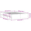 vidaXL Estrutura cama c/ gavetas 120x190cm derivados de madeira branco
