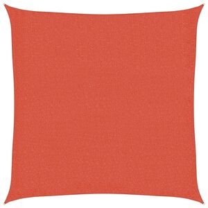vidaXL Para-sol estilo vela quadrado 160 g/m&sup2; 2,5x2,5m PEAD terracotta