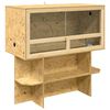 vidaXL Terr&aacute;rio Castanho 100 x 50 x 100 cm OSB