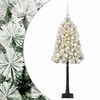 vidaXL &Aacute;rvore de Natal artificial com ramos articulados e bolas 120 cm