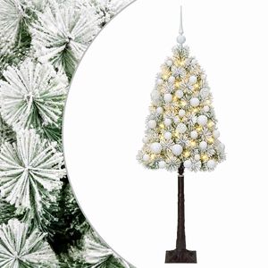 vidaXL &Aacute;rvore de Natal artificial com ramos articulados e bolas 120 cm