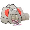 vidaXL Tenda de brincar elefante com 250 bolas 174x86x101 cm cinzento