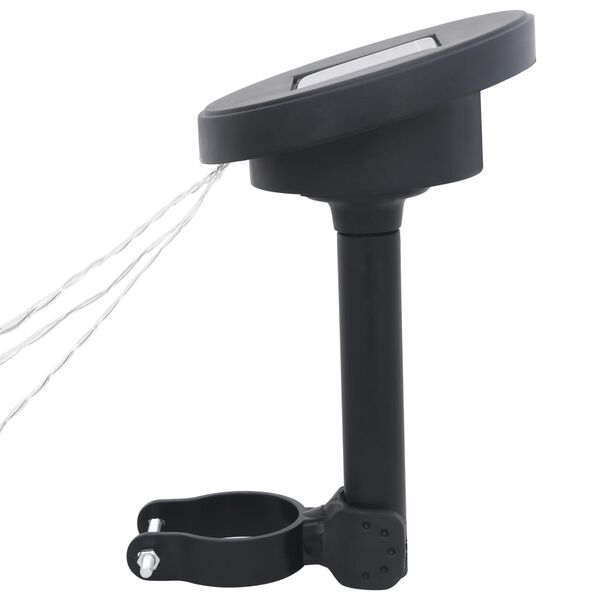 vidaXL Gazebo com luzes LED com painel solar