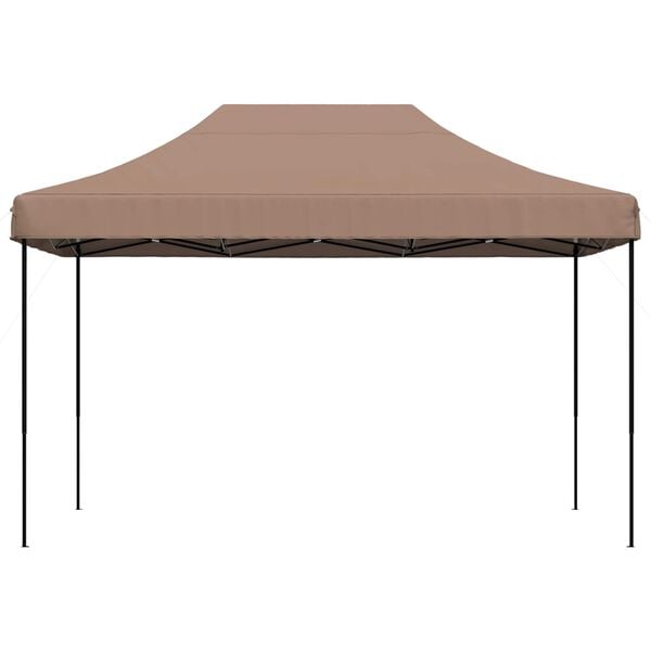 vidaXL Tenda de Festa Castanho 279 x 410 x 315 cm Tecido Oxford