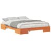 vidaXL Estrutura da Cama Castanho 150 x 200 cm