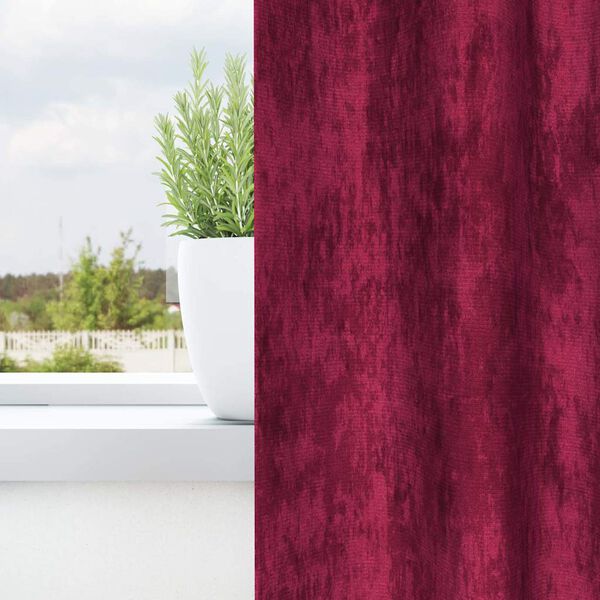 vidaXL Cortinas de Veludo 2 pcs Vinho Vermelho 140 x 140 cm Veludo
