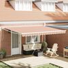 vidaXL Toldo Retr&aacute;til Multicolor 450 &times; 300 cm Poli&eacute;ster e Alum&iacute;nio