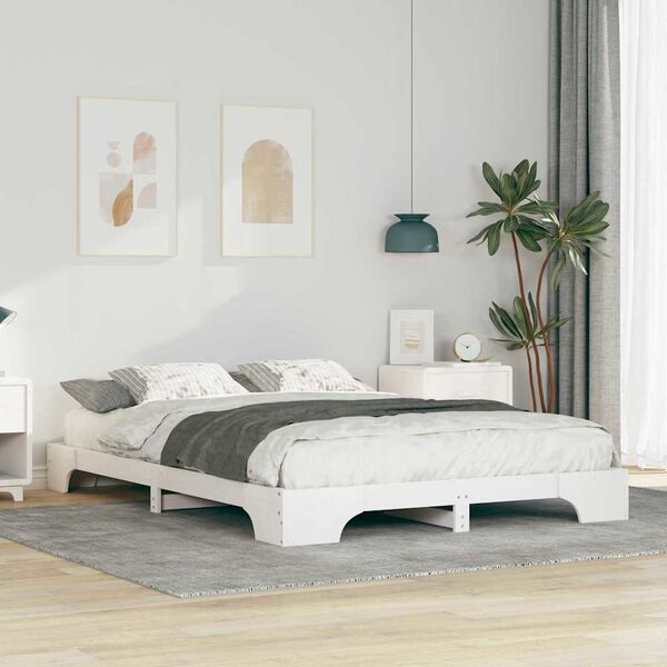 vidaXL Estrutura da Cama Branco 140 x 220 cm