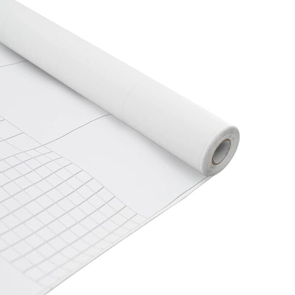 vidaXL Pel&iacute;cula para janela fosca 90x1000 cm PVC branco