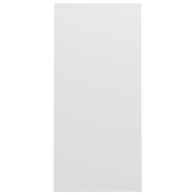 vidaXL Secretária 102,5x35x75 cm contraplacado branco