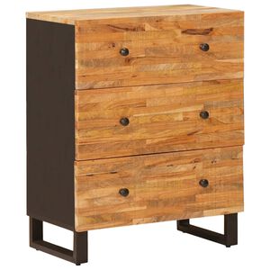 vidaXL Buffet de Armazenamento Castanho 60 x 33 x 75 cm