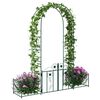 vidaXL Arco de Jardim com bloqueio Verde 203 x 50 x 218 cm