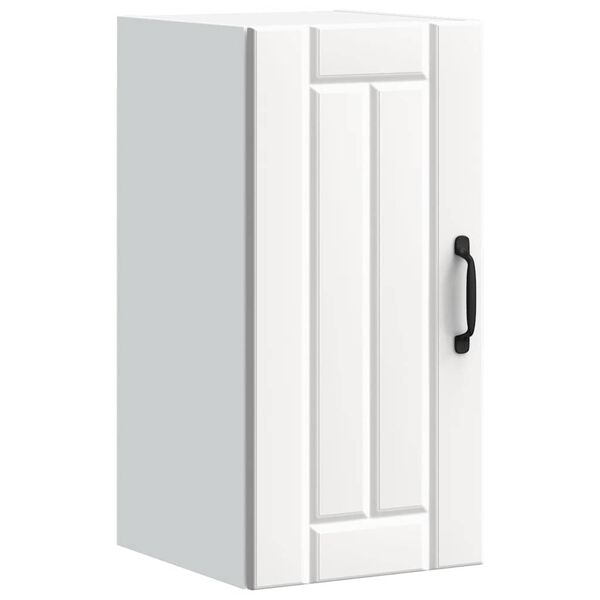 vidaXL Arm&aacute;rio de parede da cozinha Lucca derivados de madeira branco