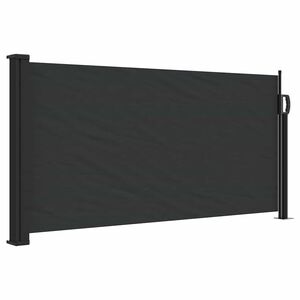 vidaXL Toldo lateral retr&aacute;til 100x300 cm preto