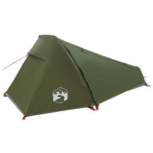 vidaXL Tenda t&uacute;nel 215 x 100 x 90 cm Verde-Azeitona Poli&eacute;ster e A&ccedil;o