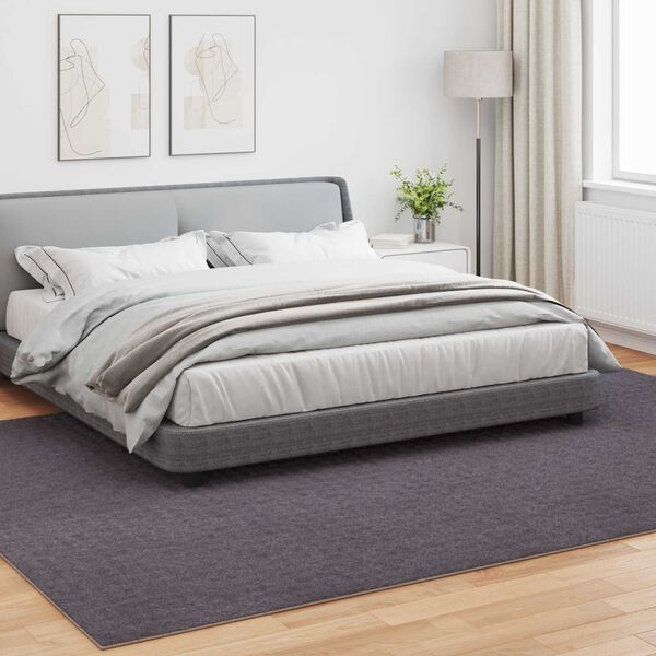 vidaXL Tapetes de &aacute;rea Retangular Antracite 280 x 200 cm