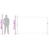 vidaXL Toldo lateral retr&aacute;til para p&aacute;tio 170x300 cm castanho