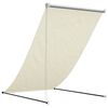 vidaXL Toldo retr&aacute;til 100x150 cm tecido e a&ccedil;o cor creme