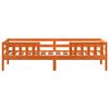 vidaXL Cama sem colch&atilde;o 75x190 cm madeira de pinho maci&ccedil;a castanho-mel