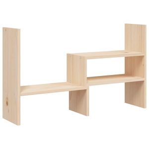 vidaXL Suporte para monitor (39-72)x17x43 cm madeira de pinho maci&ccedil;a