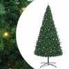 vidaXL &Aacute;rvore de Natal com luzes decorativas de corda Verde 400 cm PVC
