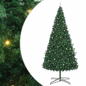 vidaXL &Aacute;rvore de Natal com luzes decorativas de corda Verde 400 cm PVC