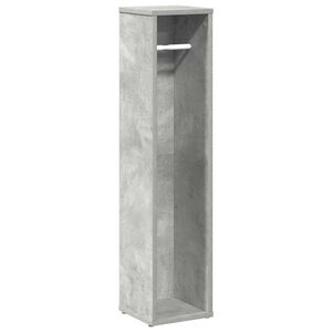 vidaXL Arm&aacute;rio banheiro c/ suporte para papel higi&ecirc;nico cinza concreto