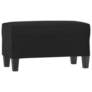 vidaXL Banco 70x35x41 cm couro artificial preto