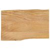vidaXL Tampo de mesa c/ borda viva 60x40x2,5 cm mangueira maci&ccedil;a
