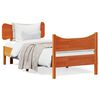 vidaXL Cama sem colch&atilde;o 75x190 cm madeira de pinho maci&ccedil;a castanho-mel