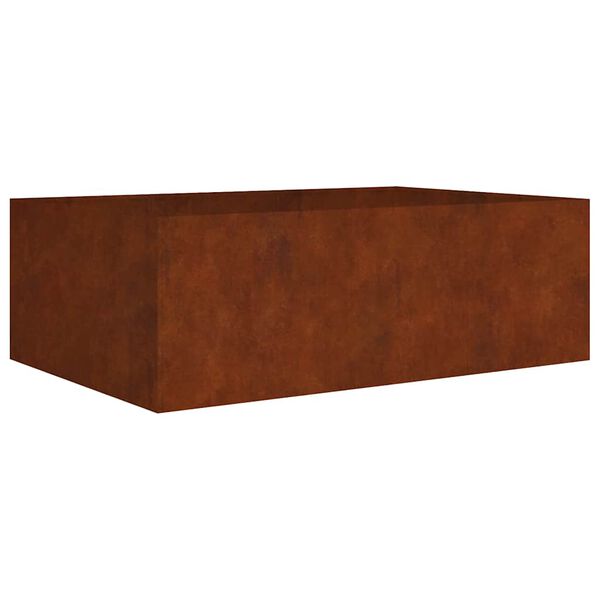 vidaXL Canteiro elevado de jardim 120x80x40 cm a&ccedil;o corten