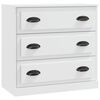 vidaXL Aparadores 3 pcs madeira processada branco
