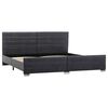 vidaXL Estrutura de cama 180x200 cm camur&ccedil;a artificial cinzento