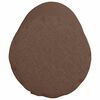 vidaXL Almofadas de Apoio 2 pcs Castanho &Oslash; 25 x 70 cm tecido