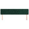 vidaXL Cabeceiras verde-escuro 180x7x78/88 cm veludo