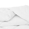 vidaXL Duvet com Travesseiros com travesseiro 3 pcs Branco Microfibra