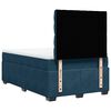 vidaXL Cama boxspring com colch&atilde;o 120x200 cm veludo azul