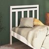 vidaXL Cabeceira de cama 106x4x100 cm pinho maci&ccedil;o branco
