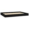vidaXL Cama para c&atilde;es 101,5x74x9 cm madeira de pinho maci&ccedil;a preto