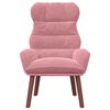 vidaXL poltrona Rosa 69 x 74 x 93 cm Veludo