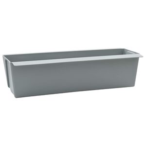 vidaXL Caixas de Flores para Paletes Euro 12 unid. Cinzento-claro