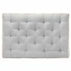 vidaXL Almofad&atilde;o para sof&aacute; de paletes 120x80x10 cm cinzento