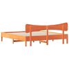 vidaXL Cama sem colch&atilde;o 160x200 cm madeira pinho maci&ccedil;o castanho-mel