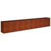 vidaXL Vaso de Jardim Ferro Enferrujado 360 x 40 x 60 cm A&ccedil;o Corten