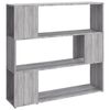 vidaXL Estante/divis&oacute;ria 100x24x94 cm cinzento sonoma