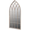 vidaXL Espelho jardim g&oacute;tico arqueado 50x115cm uso interior/exterior