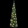 vidaXL &Aacute;rvore de Natal artificial pop-up c/ 50 luzes LED 120 cm verde