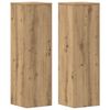 vidaXL Suportes p/ plantas 2 pcs 25x25x80 cm derivados de madeira