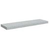 vidaXL Prateleiras de parede 2 pcs 80x23,5x3,8cm MDF cinzento-cimento