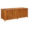 vidaXL Caixa de arruma&ccedil;&atilde;o p/ jardim 200x80x75 cm madeira ac&aacute;cia maci&ccedil;a